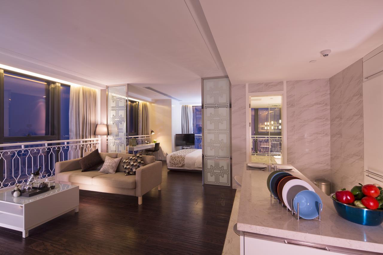 نانجينغ Suning Auraya Service Apartment Nanjing المظهر الخارجي الصورة