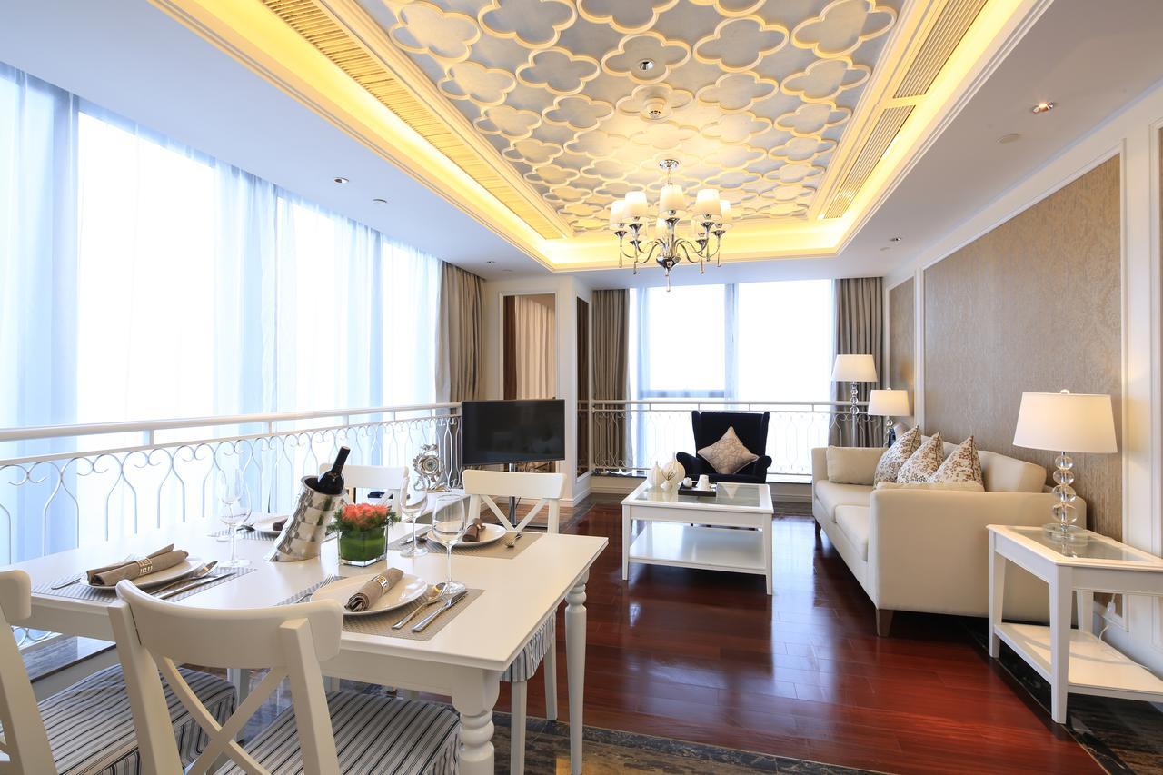 نانجينغ Suning Auraya Service Apartment Nanjing المظهر الخارجي الصورة