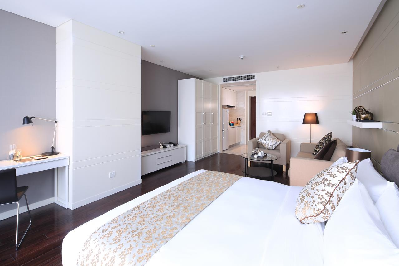 نانجينغ Suning Auraya Service Apartment Nanjing المظهر الخارجي الصورة