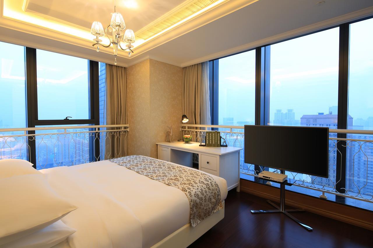 نانجينغ Suning Auraya Service Apartment Nanjing المظهر الخارجي الصورة