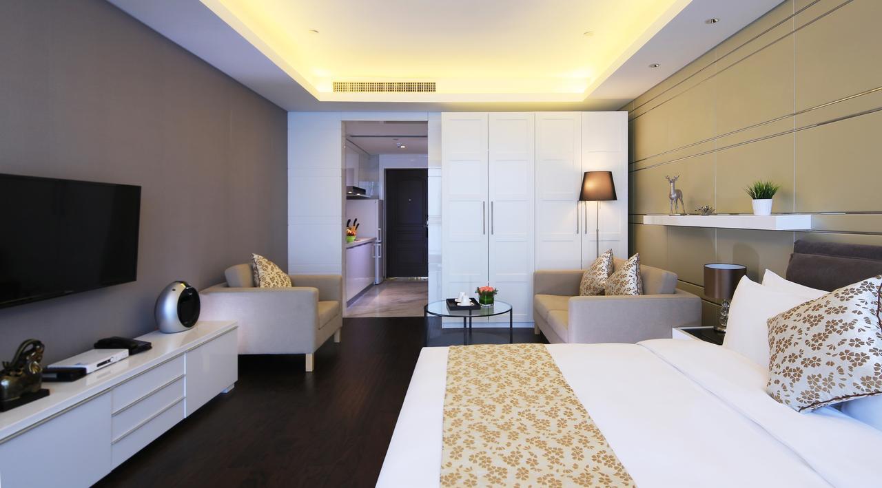 نانجينغ Suning Auraya Service Apartment Nanjing المظهر الخارجي الصورة