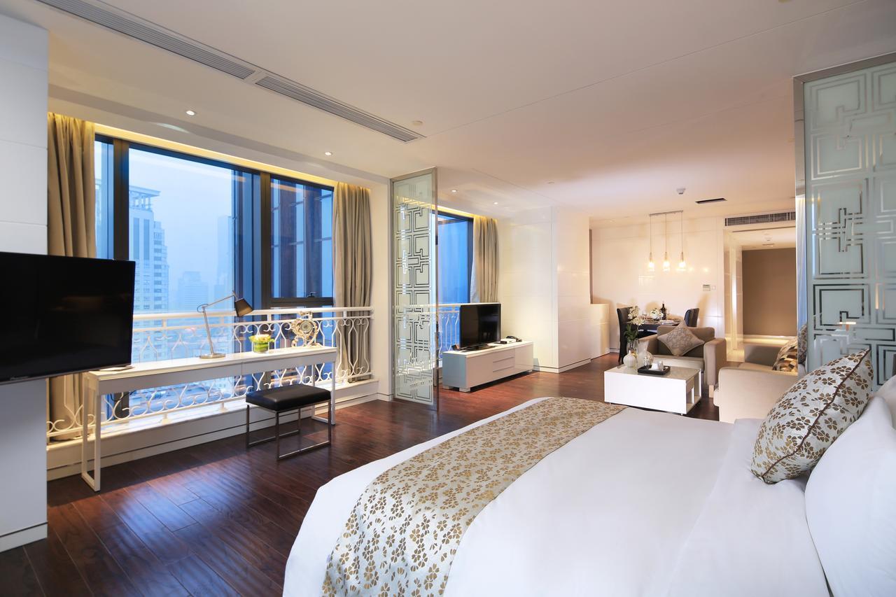 نانجينغ Suning Auraya Service Apartment Nanjing المظهر الخارجي الصورة
