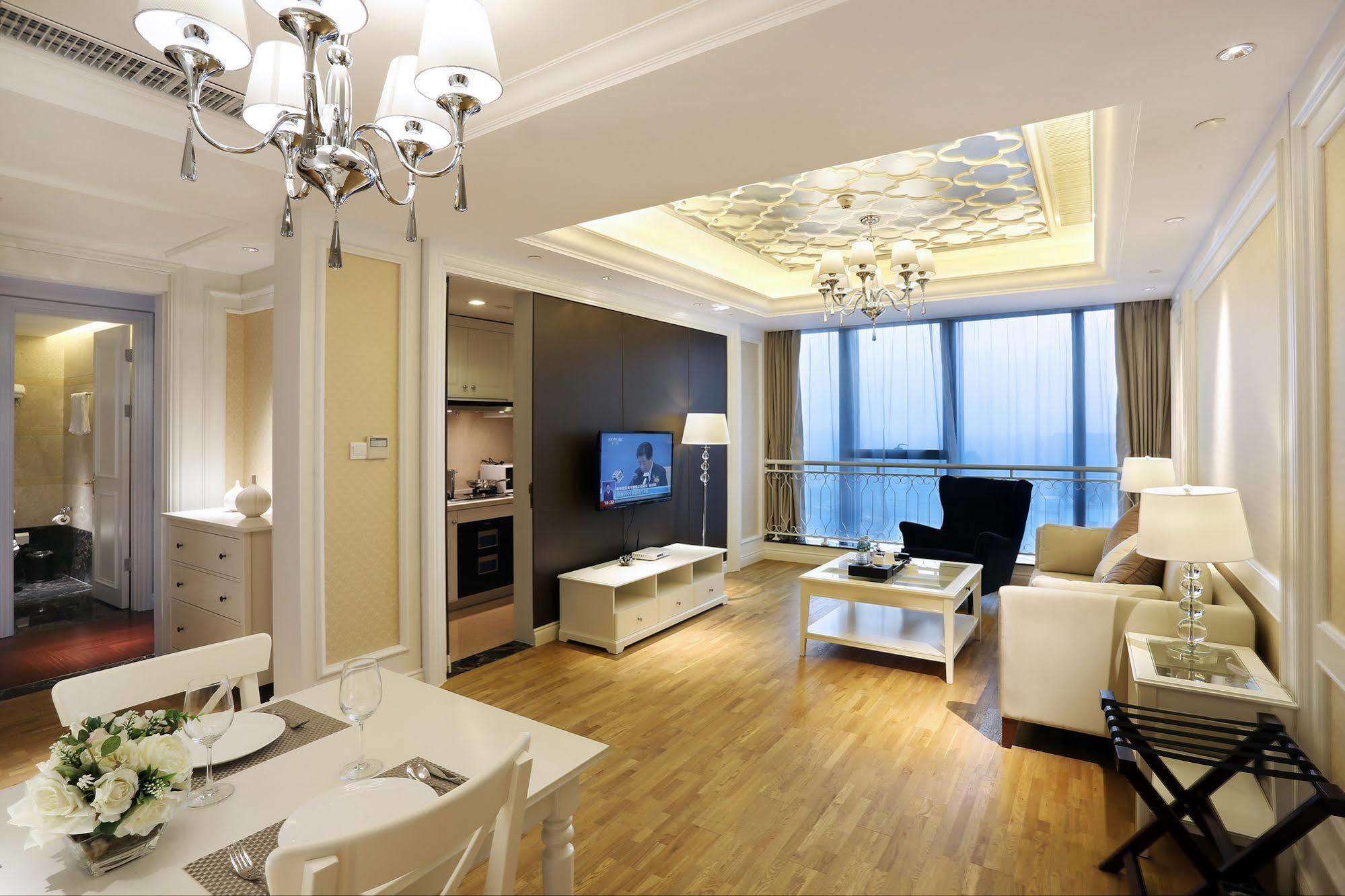 نانجينغ Suning Auraya Service Apartment Nanjing المظهر الخارجي الصورة