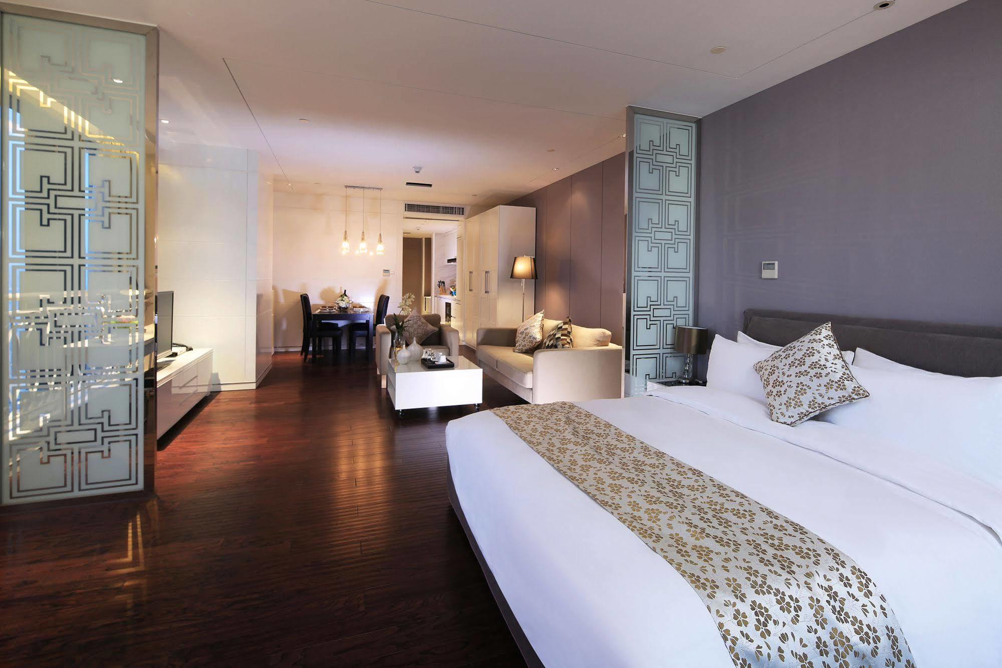 نانجينغ Suning Auraya Service Apartment Nanjing المظهر الخارجي الصورة