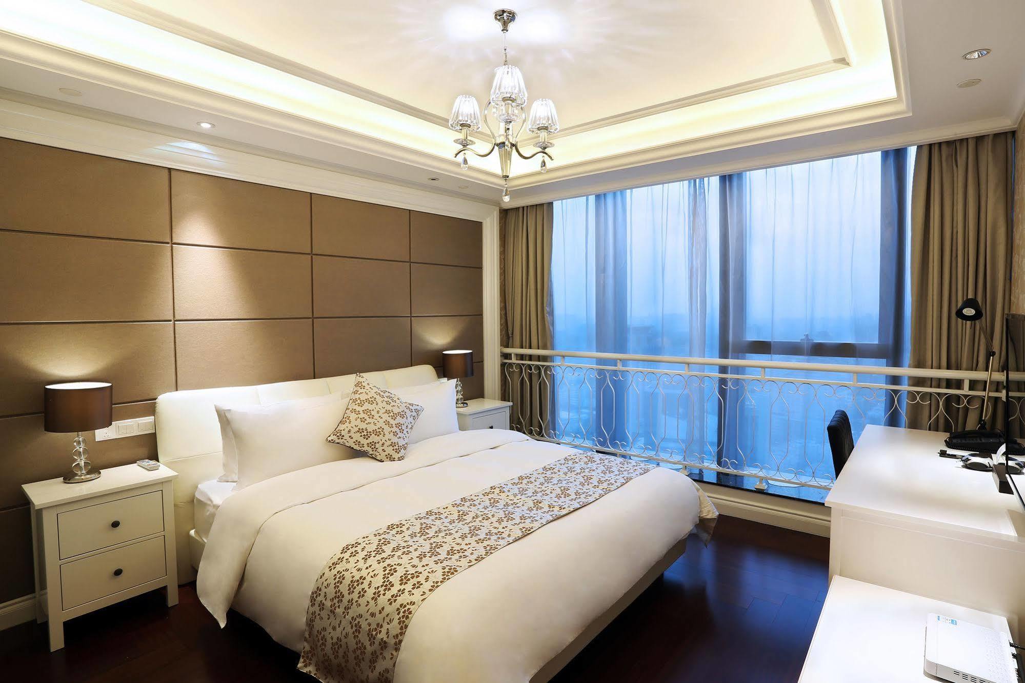 نانجينغ Suning Auraya Service Apartment Nanjing المظهر الخارجي الصورة