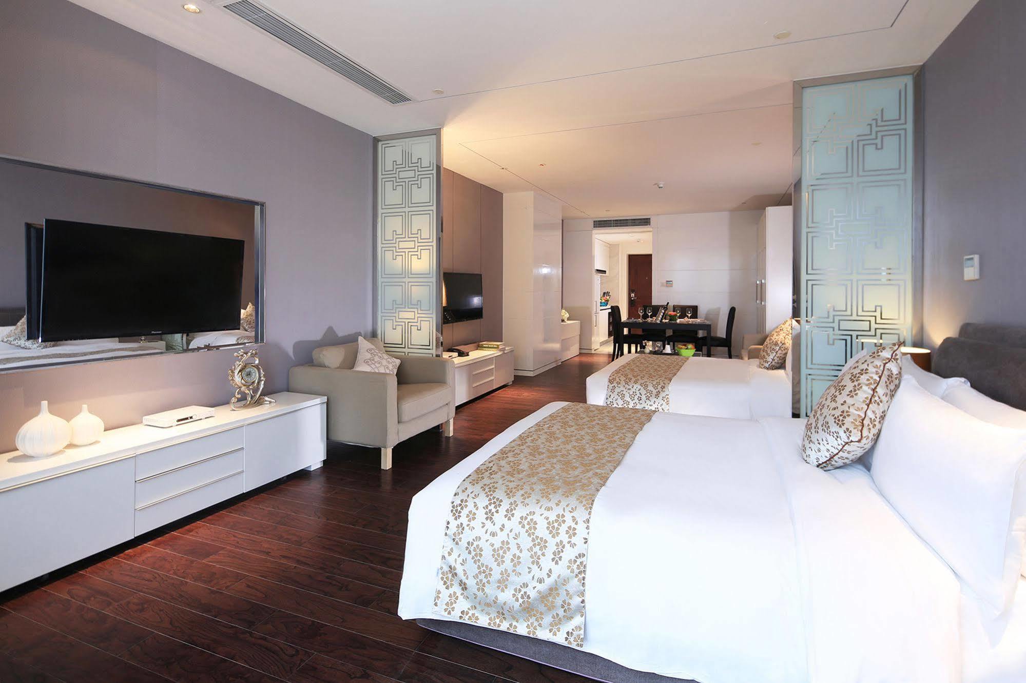 نانجينغ Suning Auraya Service Apartment Nanjing المظهر الخارجي الصورة