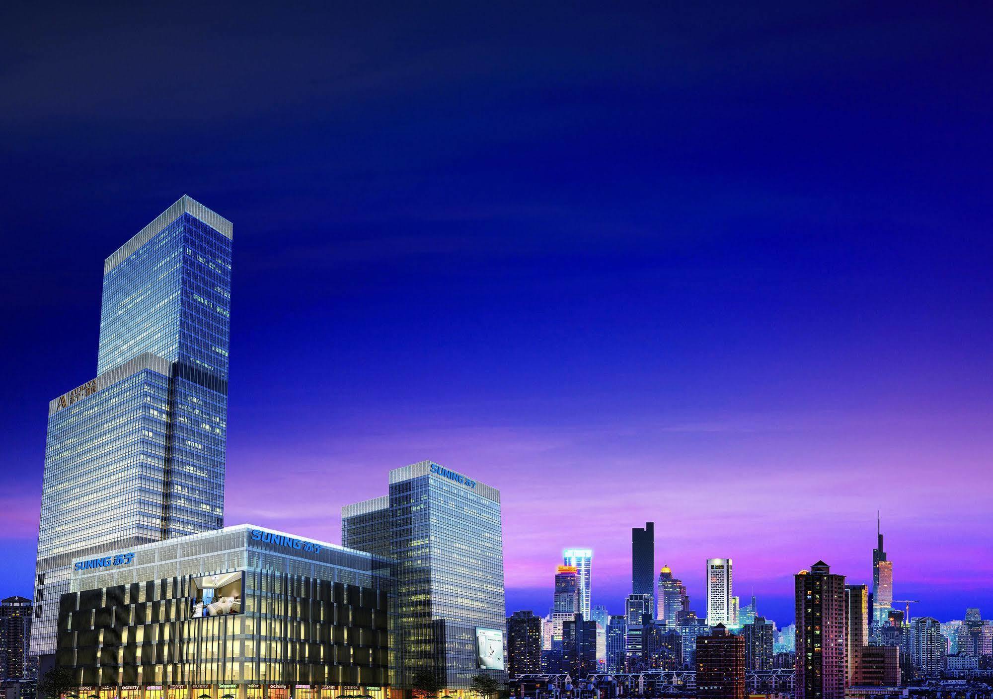 نانجينغ Suning Auraya Service Apartment Nanjing المظهر الخارجي الصورة