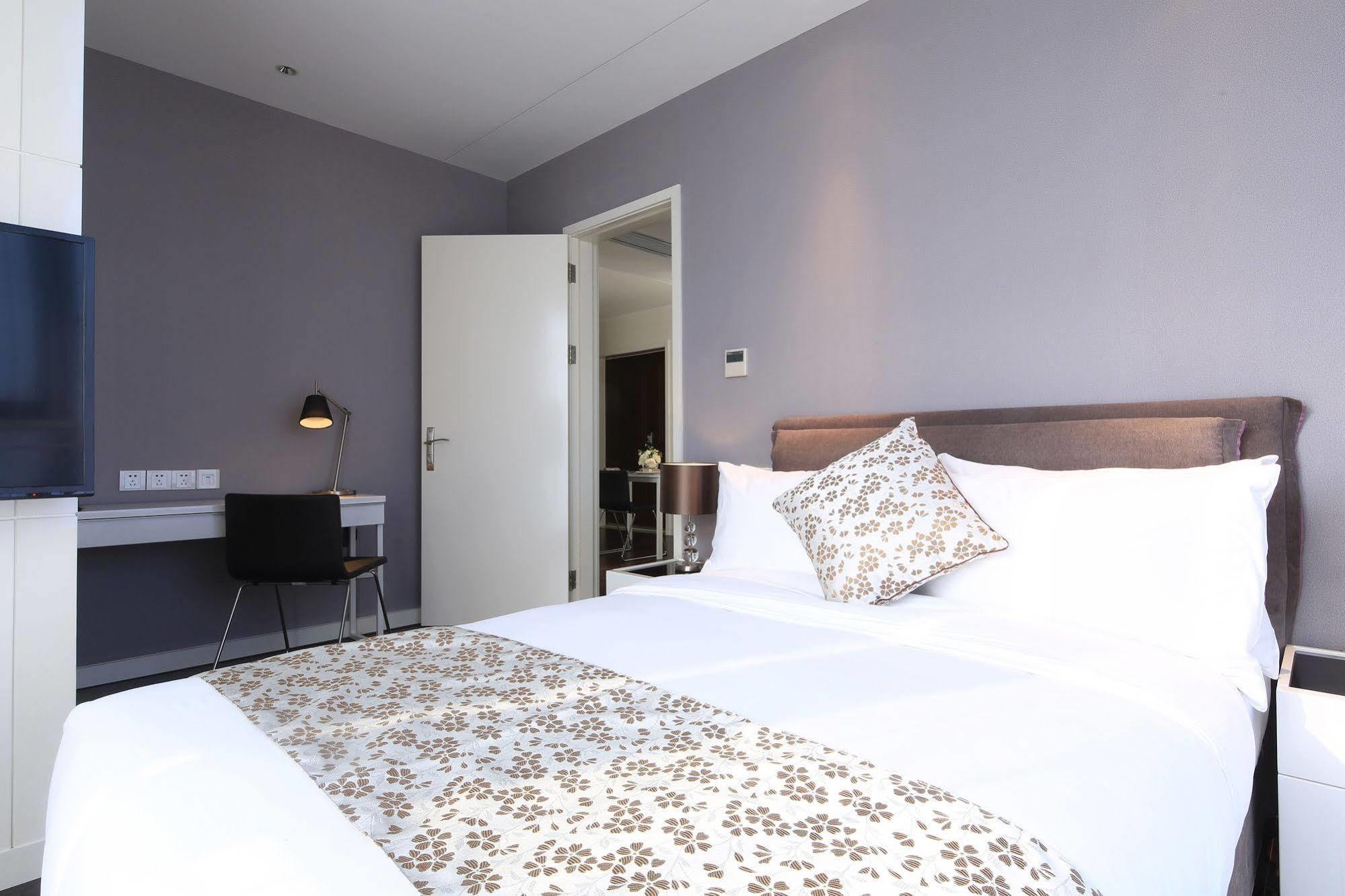 نانجينغ Suning Auraya Service Apartment Nanjing المظهر الخارجي الصورة
